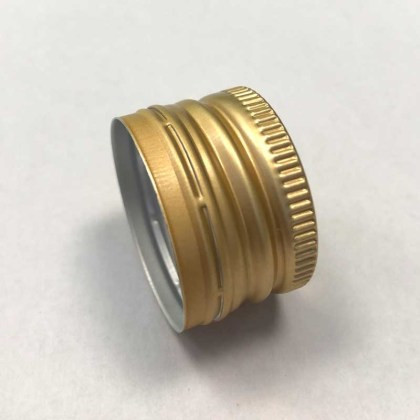 Csavarzár kupak alumínium 28mm-es arany (50db/csomag)