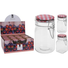   Háztartási csatos üveg 250ml kockás tetős, kínáló dobozban 12db/karton(CD1000960)