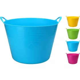 Háztartási műanyag kosár 40L színes (042244740)