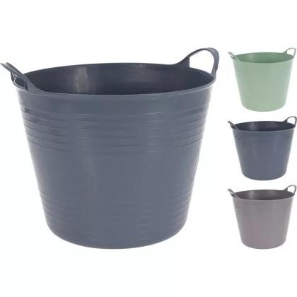 Háztartási műanyag kosár 40L színes (042244740)