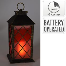 Lámpás kerti  - időzítővel-28cm (ANX000720)