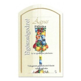 Íves Pálinkás címke - ÁGYAS (10db/cs)