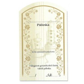 Íves Pálinkás címke - FELIRATOZHATÓ (10db/cs)