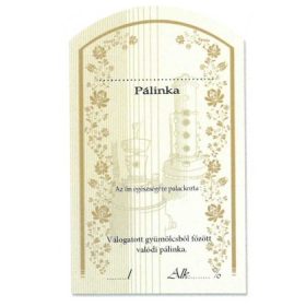 Íves Pálinkás címke - FELIRATOZHATÓ (10db/cs)