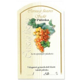   Íves Pálinkás címke - CSERSZEGI FŰSZERES SZŐLŐ (10db/cs)