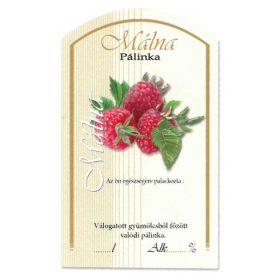Íves Pálinkás címke - MÁLNA (10db/cs)