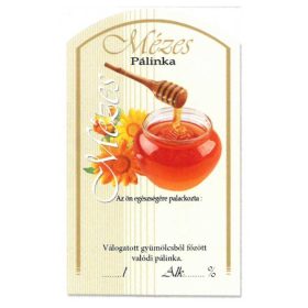 Íves Pálinkás címke - MÉZES (10db/cs)