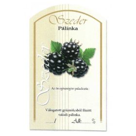 Íves Pálinkás címke - SZEDER (10db/cs)