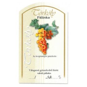 Íves Pálinkás címke - TÖRKÖLY (10db/cs)