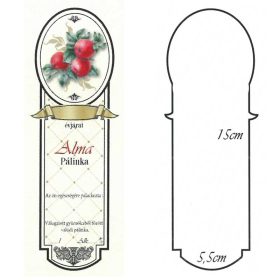 Keskeny Pálinkás Címke - ALMA (10db/cs)