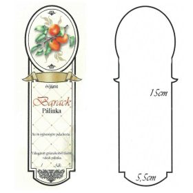 Keskeny Pálinkás Címke - BARACK (10db/cs)