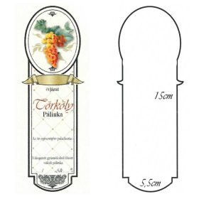 Keskeny Pálinkás Címke - TÖRKÖLY (10db/cs)