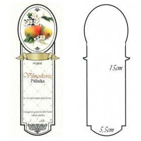 Keskeny Pálinkás Címke - VILMOSKÖRTE (10db/cs)