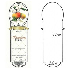 Keskeny Kicsi Pálinkás Címke - VILMOSKÖRTE (10db/cs)