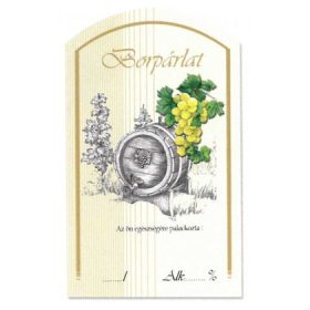   Íves Pálinkás címke - BORPÁRLAT - FEHÉR SZŐLŐ (10db/cs)