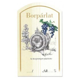   Íves Pálinkás címke - BORPÁRLAT - KÉK SZŐLŐ (10db/cs)