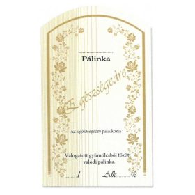 Íves Pálinkás címke - EGÉSZSÉGEDRE (10db/cs)