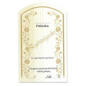 Íves Pálinkás címke - EGÉSZSÉGEDRE (10db/cs)