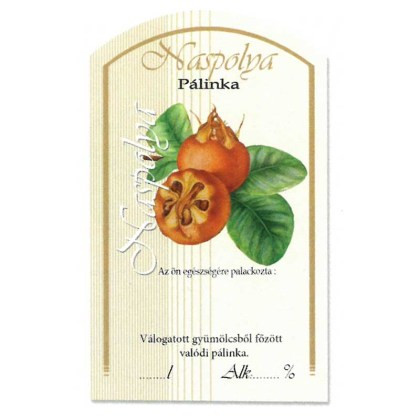 Íves Pálinkás címke - NASPOLYA (10db/cs)