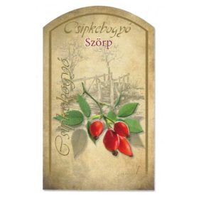 Szörpös címke - CSIPKEBOGYÓ (10db/cs)