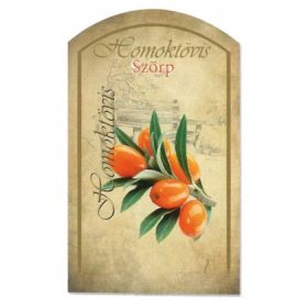 Szörpös címke - HOMOKTÖVIS (10db/cs)