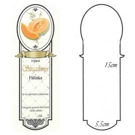 Keskeny Pálinkás Címke - SÁRGADINNYE (10db/cs)
