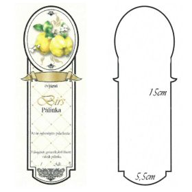 Keskeny Kicsi Pálinkás Címke - BIRS (10db/cs)