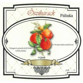 Széles Pálinkás Címke - ŐSZIBARARCK (10db/cs)