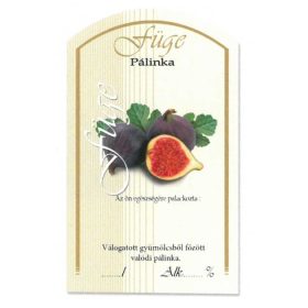 Íves Pálinkás címke - FÜGE (10db/cs)