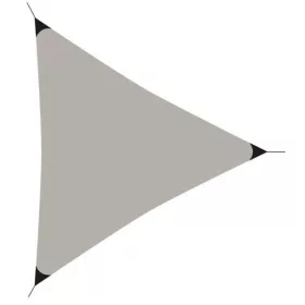   Napvitorla - 3,6x3,6x3,6m - Világosszürke - Háromszög alakú (C46400610)