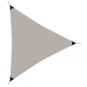   Napvitorla - 3,6x3,6x3,6m - Világosszürke - Háromszög alakú (C46400610)