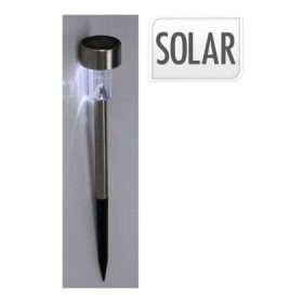   Lámpás kerti -leszúrható - napelemes-hideg fehér 5,5x23cm (DX7100000)