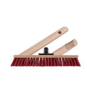   BONUS Maddox 40cm kültéri fa tolóseprű NYELEZETT 150cm-es fa nyéllel