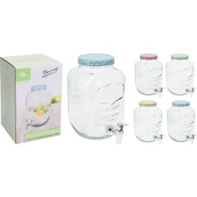 Italtartó üveg csappal 4L (CD4100040)