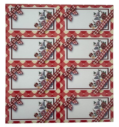 Befőtt díszítő csomag - FELIRATOZHATÓ