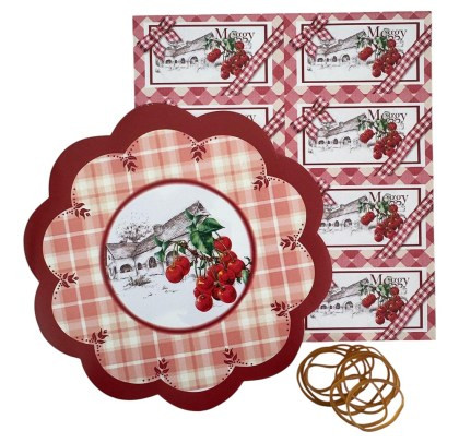 Befőtt díszítő csomag - MEGGY