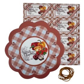 Befőtt díszítő csomag - LECSÓ