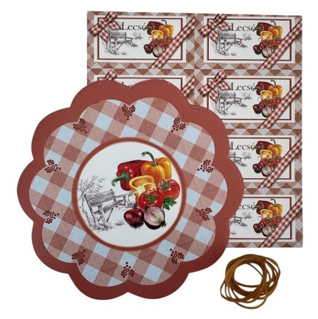 Befőtt díszítő csomag - LECSÓ