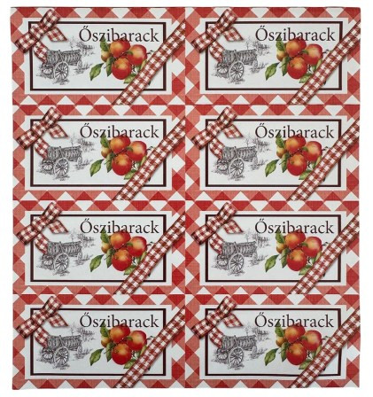 Befőtt díszítő csomag - ŐSZIBARACK