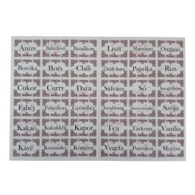 Fűszercímke (2ív/csomag)