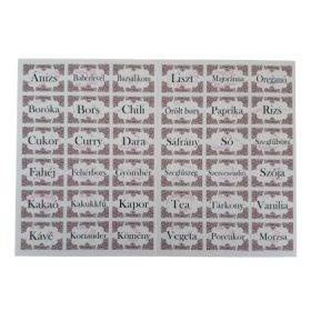 Fűszercímke (2ív/csomag)