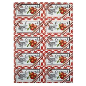 Befőtt címke - ŐSZIBARACK (10ív/cs)