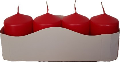 Henger gyertya adventi 40x60 (4db/cs) zb002