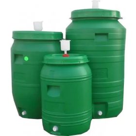 Hordó cefréhez 120L kotyogóval, csappal