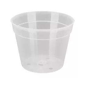 Kaspó orchidea cserép 18cm-es-átlátszó- PE