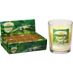 Citronella gyertya üvegpohárban (A87300110)