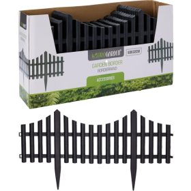 Kerítés - leszúrható -60x32CM- Fekete (R10000610)