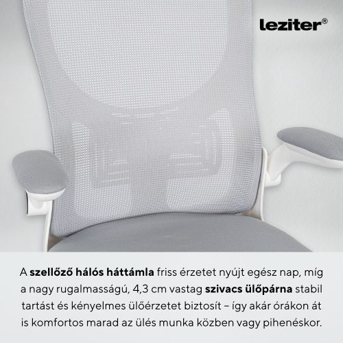 Flexo ergonomikus irodai forgószék deréktámasszal