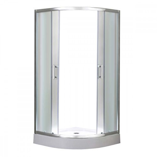 Spirit Matt 80x80 cm íves zuhanykabin zuhanytálcával