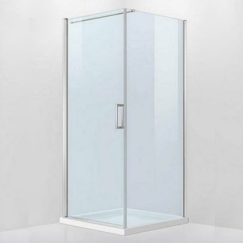 Simple nyílóajtós szögletes zuhanykabin zuhanytálca nélkül